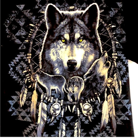 Wolf Tee Vintage - Picture 1 of 4